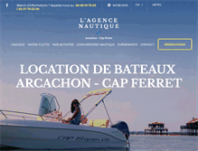 Tablet Screenshot of agence-nautique.com